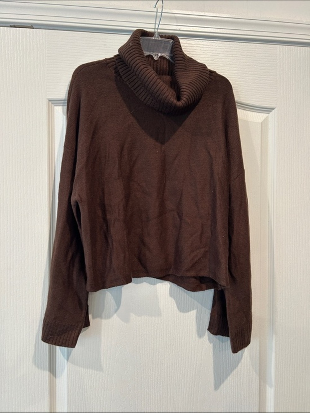 Song of Style Chocolate Brown Cowl Neck Sweater